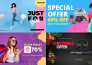do an attractive logo, cover, and etsy web banner